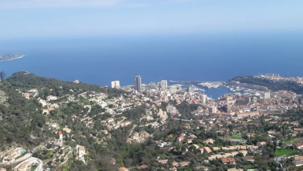Panoramic view of Villefranche, southern France on the famous French Riviera, marinières beach - Image 7